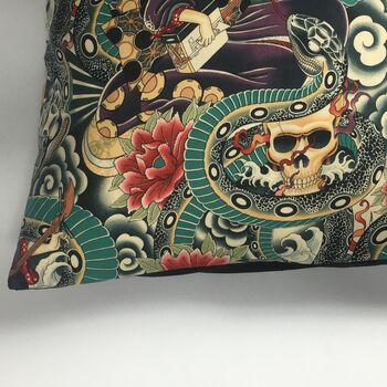 Japanese Tattoo Cushion Cover, 6 of 7