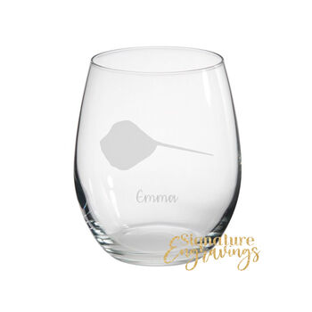 Personalised Stingray Engraved Glass, 5 of 5