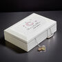 Personalised Butterfly Initial Wooden Jewellery Box, thumbnail 1 of 6