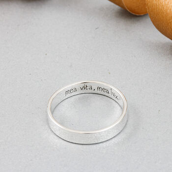 Personalised Handwriting Secret Message Ring, 7 of 7