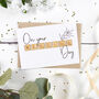 On Your Wedding Day Wooden Tiles Card, thumbnail 1 of 2