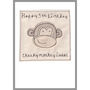 Personalised Monkey 1st Or Any Birthday Card For Boy, thumbnail 2 of 12