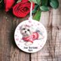 Personalised Maltese Dog Love Decoration, thumbnail 2 of 2