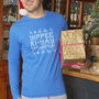 Yippee Ki Yay Men's Long Sleeved Christmas T Shirt, thumbnail 1 of 7