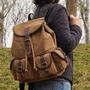 Colourway Canvas Backpack Rucksack, thumbnail 10 of 11