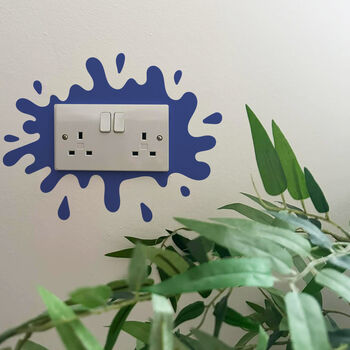Paint Splat Light Switch And Plug Socket Stickers, 5 of 5