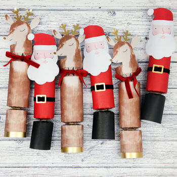 Christmas Santa And Reindeer Crackers, 3 of 8