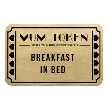 Mother's Day Mum Token Personalised Gift Voucher, 10 of 10