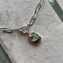 Labradorite, Moon And Star Paperclip Chain Necklace, thumbnail 3 of 9