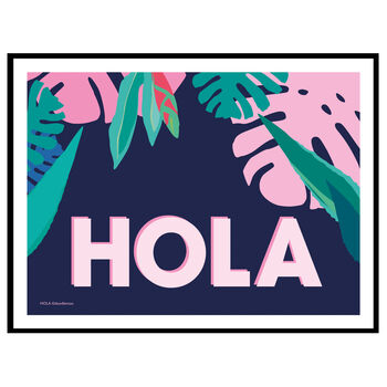 'Hola' Tropical Art Print, 6 of 6