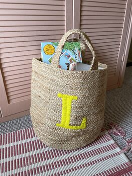 Alphabet Hand Made Basket Bags, 3 of 6