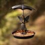Hanging Bird Feeder Fairy With Umbrella Bird Bath Decor, thumbnail 9 of 11