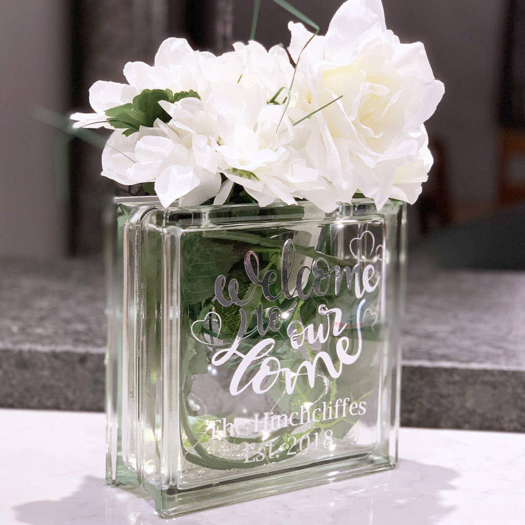 New Home Personalised Decorative Vase By Perfect Personalised Gifts