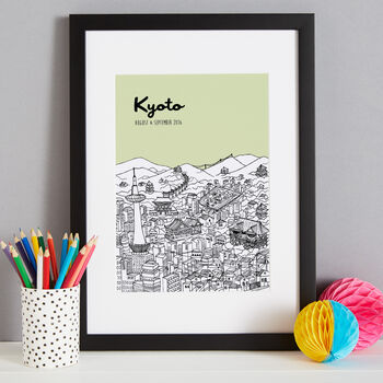 Personalised Kyoto Print, 3 of 9