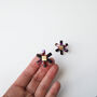 Camille Floral Stud Earrings, thumbnail 2 of 7