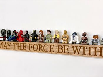 Wooden Minifigure Display Wall Stands, 2 of 9