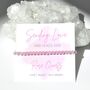 Sending Love And Hugs Rose Quartz Crystal Bracelet Gift For Love, thumbnail 1 of 5