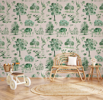 Woodland Friends Wallpaper, 2 of 3