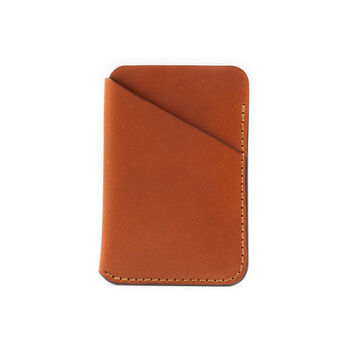 Personalised Thurlestone Leather Card Holder, 4 of 8