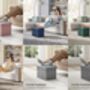 Compact Foldable Ottoman Footrest With Storage, thumbnail 3 of 10