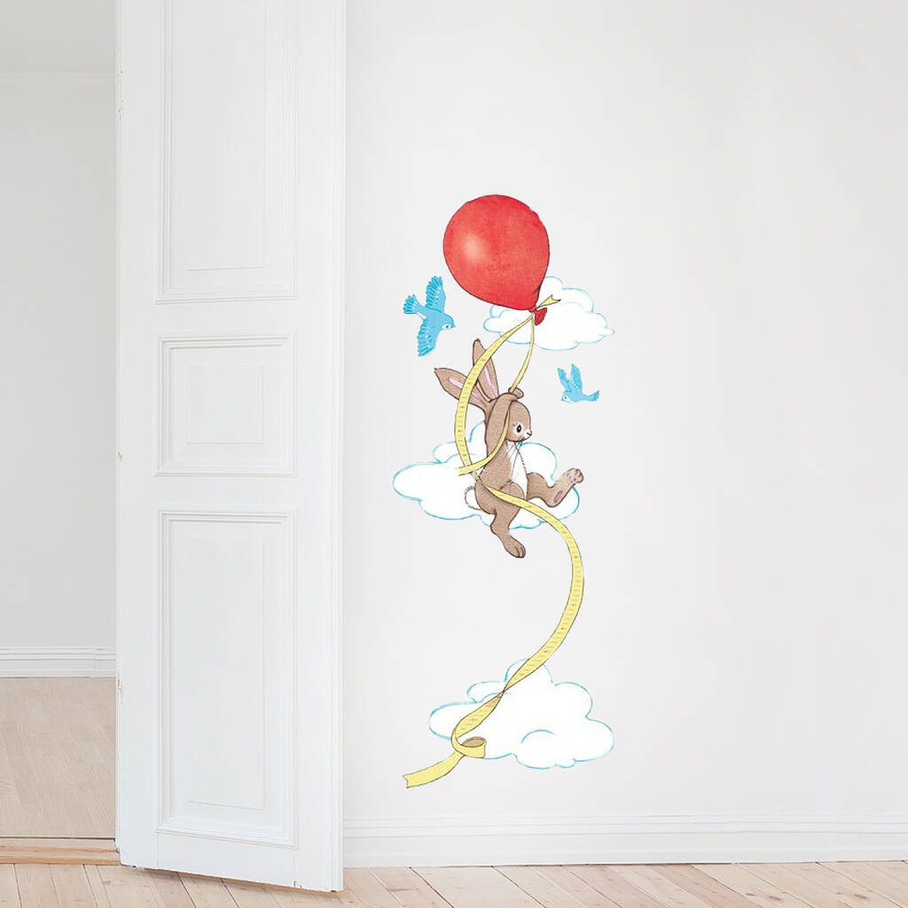 Balloon Height Chart Wall Stickers, 1 of 2