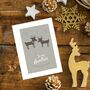 'To My Aunties' Christmas Greetings Card Reindeers, thumbnail 7 of 10