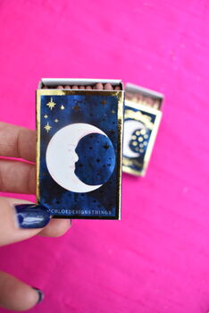 Mini Foiled Moon Matchboxes, 4 of 9