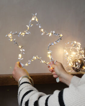 Metallic Leaf Star Light, 3 of 8