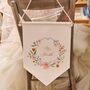 Personalised Set Of Two Wildflower Wedding Chair Hangings, thumbnail 3 of 3
