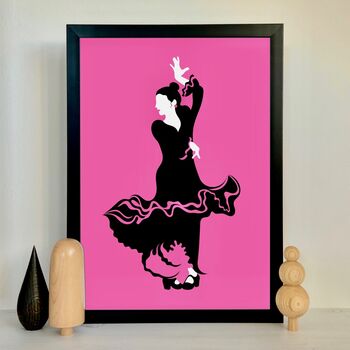 Flamenco Dancer Print, 4 of 8