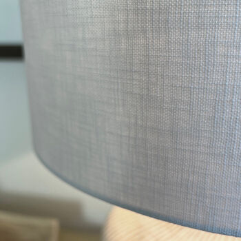 Kapuni White Wash Textured Wood Table Lamp, 5 of 8