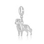 Golden Retriever Charm Sterling Silver, thumbnail 4 of 9