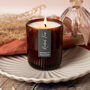 Moonlit Wonder Scented Soy Amber Glass Candle, thumbnail 1 of 10