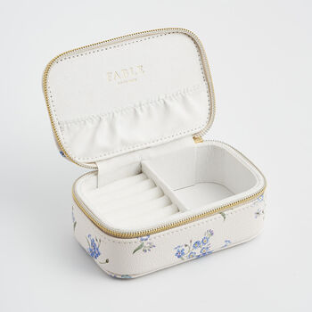 Cream Floral Jewellery Box Small, 3 of 5