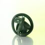 Handblown Glass Golden Ball Ornament Home Decor, thumbnail 6 of 6