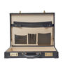 Luxury Slim Leather Attaché Case. 'The Scanno', thumbnail 4 of 12