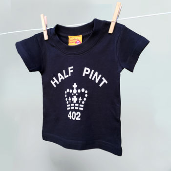 Half Pint Baby Or Child Short Sleeve T Shirt, 2 of 4