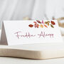 Autumnal Wedding Place Cards, thumbnail 3 of 4