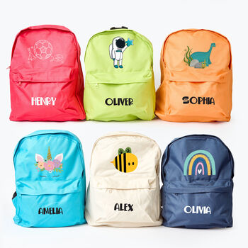 Personalised School Backpack Gift For Kids, 3 of 3