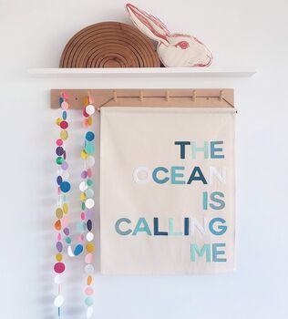'The Ocean Is Calling Me' Wall Hanging, 2 of 2