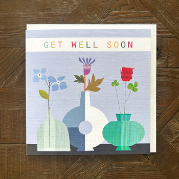 Flowers Get Well Soon Card, 4 of 4