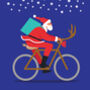 Funny Bike Lovers Christmas Card, Deliver Roo, thumbnail 2 of 10