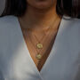 Aries Zodiac Coin Pendant Necklace, thumbnail 1 of 5