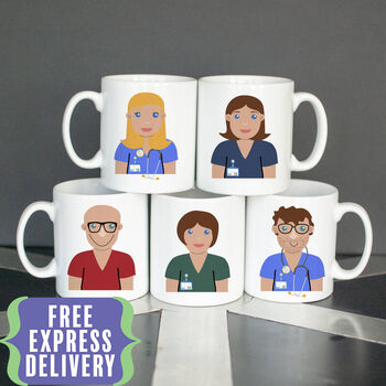 Personalised Nhs Key Worker Gift Mug, 2 of 8