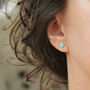 Amazonite Stud Earrings, thumbnail 8 of 12