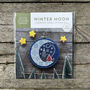 Winter Moon Modern Cross Stitch Kit, thumbnail 2 of 4