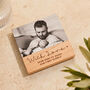 Personalised Wooden Photo Coaster With Love, thumbnail 1 of 6