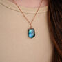 Natural Labradorite Necklace, thumbnail 3 of 10