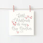 First Christmas As My Big Brother Star Card, thumbnail 5 of 5