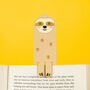 Sloth Reading Light And Bookmark, thumbnail 3 of 4